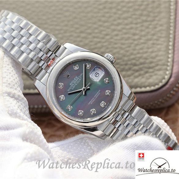 Swiss Rolex Datejust Replica 116200 Stainless steel strap 36MM - WatchesReplica.is