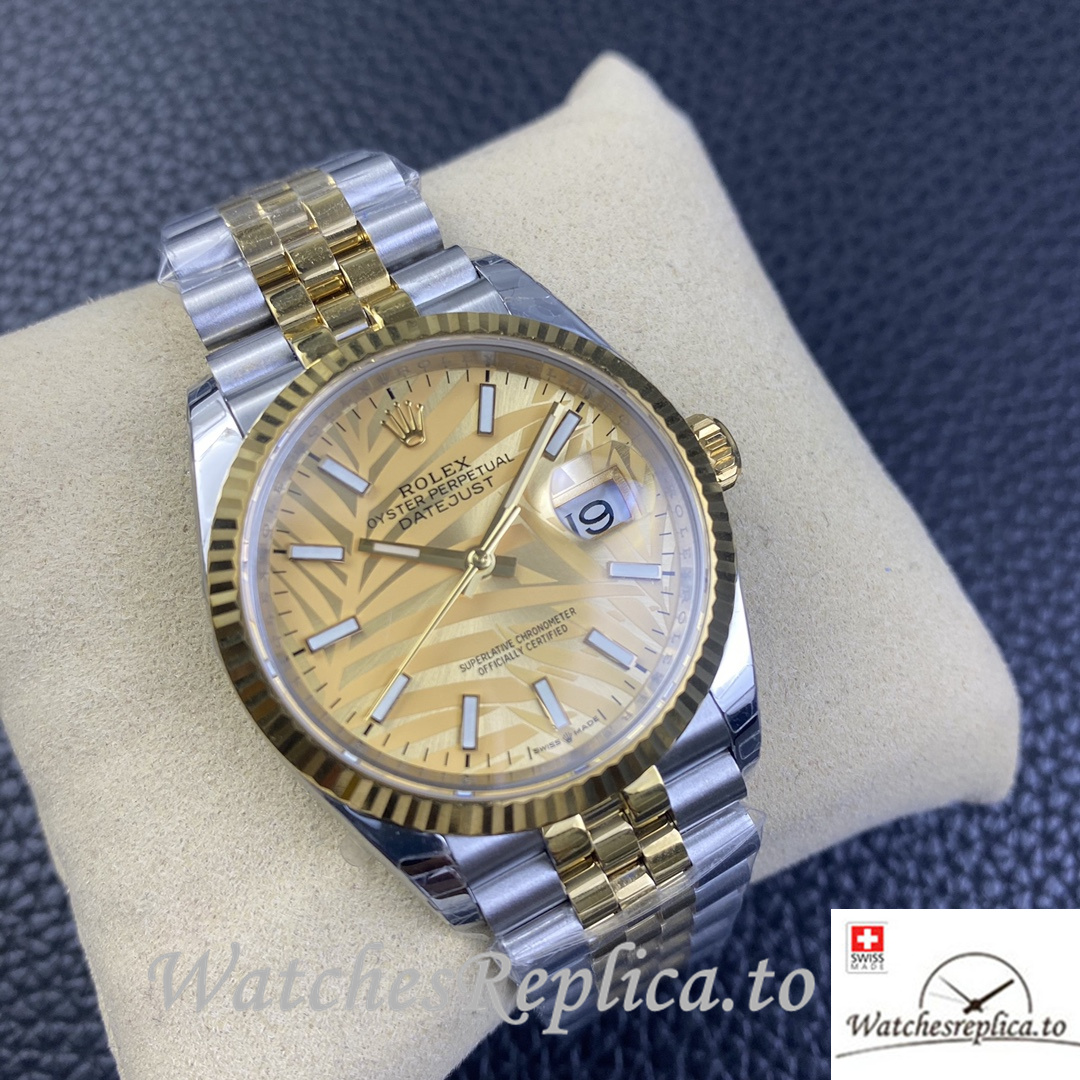 Swiss Rolex Datejust Replica 126233 Stainless steel strap 36MM - WatchesReplica.is