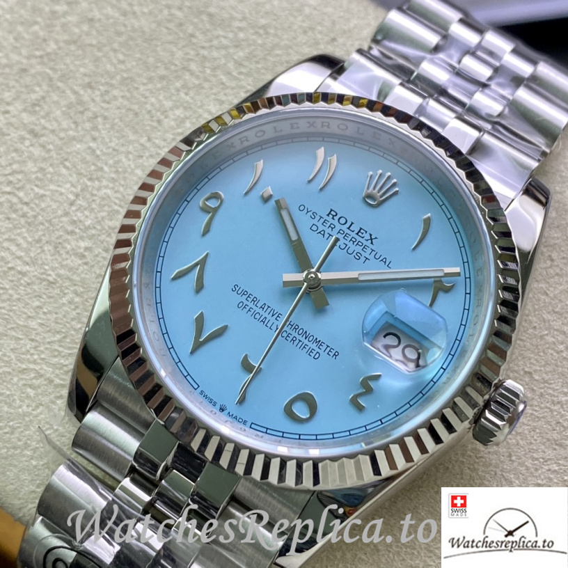 Swiss Rolex Datejust Replica Stainless steel strap 41MM - WatchesReplica.is