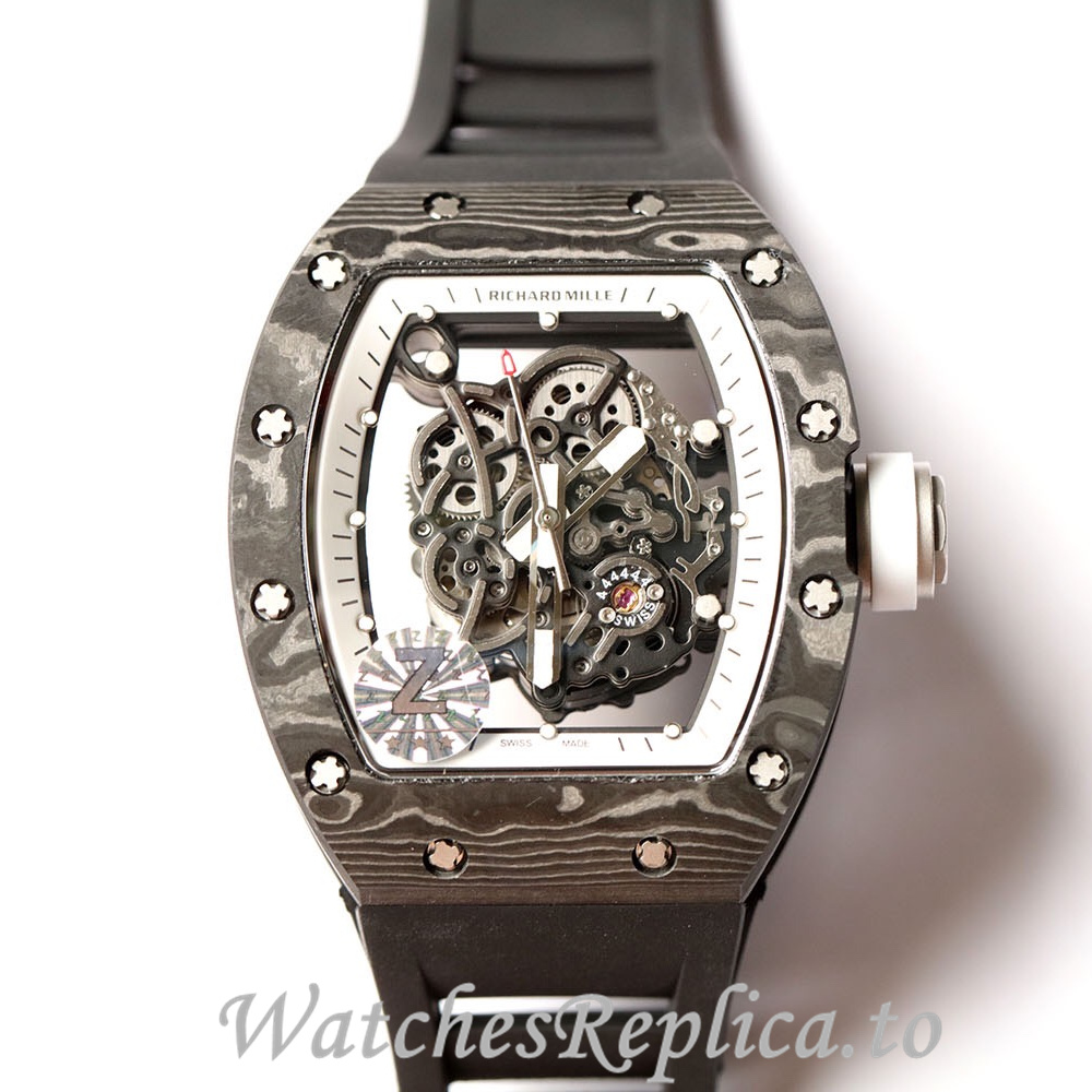 Richard Mille Replica RM055 Rubber strap 50MM - WatchesReplica.is