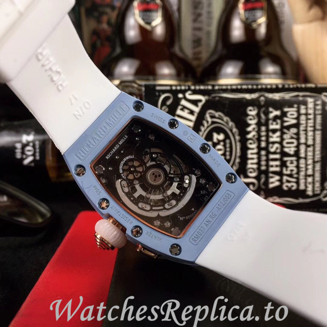Richard Mille Replica RM037 Rubber strap 45MM - WatchesReplica.is