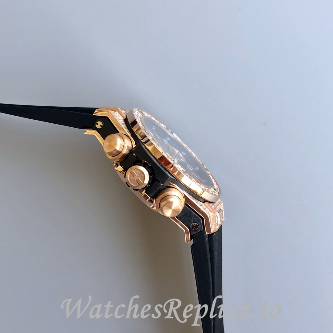 Hublot Replica Big Bang Gypsophila Chronograph v2 Rubber strap 45MM - WatchesReplica.is
