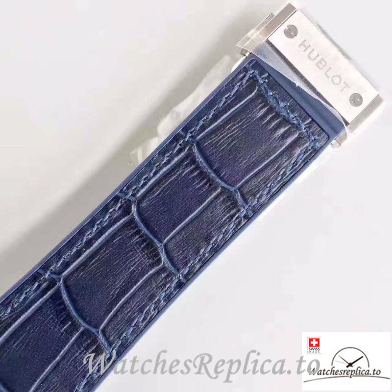 Swiss Hublot Classic Fusion Titanium Blue Replica 511.NX.7170.LR Blue Strap 45MM - WatchesReplica.is
