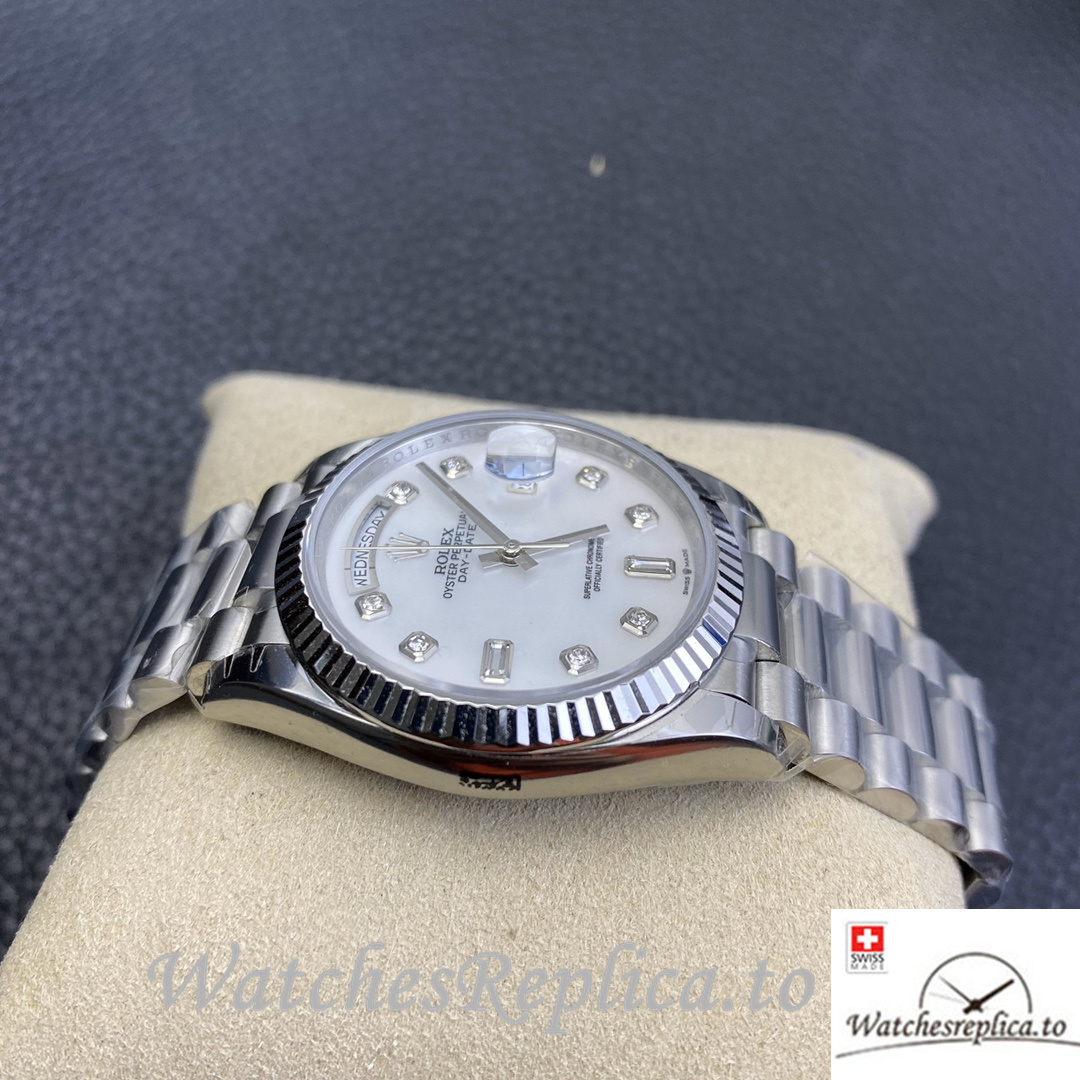Swiss Rolex Datejust Replica 126233 Stainless steel strap 36MM - WatchesReplica.is