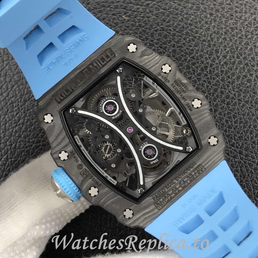 Richard Mille Replica RM53-01 Rubber strap 50MM - WatchesReplica.is