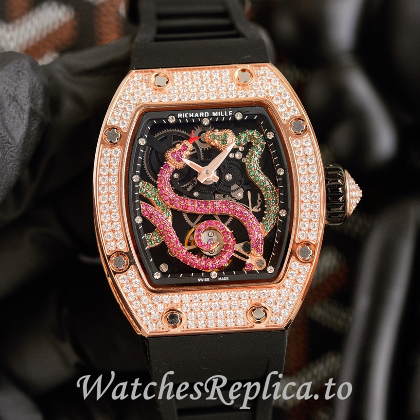 Richard Mille Replica RM26-01 Rubber strap 50MM - WatchesReplica.is