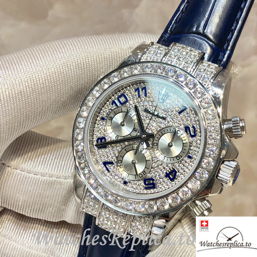 Swiss Rolex Daytona 116599 Replica Leather strap 40MM - WatchesReplica.is