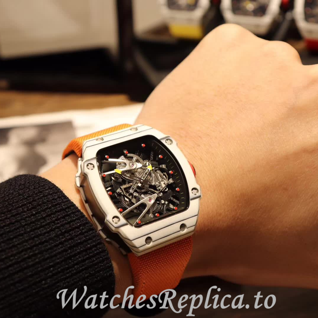 Richard Mille Replica RM27-02 Canvas strap 49MM - WatchesReplica.is