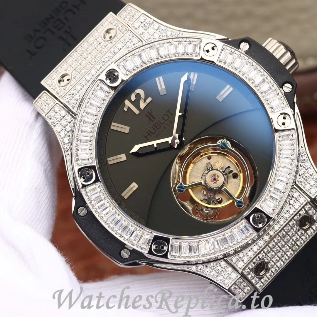 Hublot Replica Big Bang Rubber strap 44MM - WatchesReplica.is
