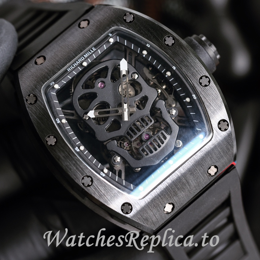 Richard Mille Replica RM052 Rubber strap 50MM - WatchesReplica.is