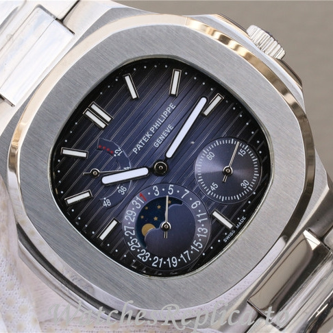 Patek Philippe Replica Nautilus 5712 Stainless steel strap 40MM - WatchesReplica.is
