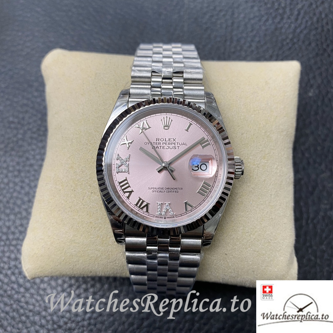 Swiss Rolex Datejust Replica 126233 Stainless steel strap 36MM - WatchesReplica.is