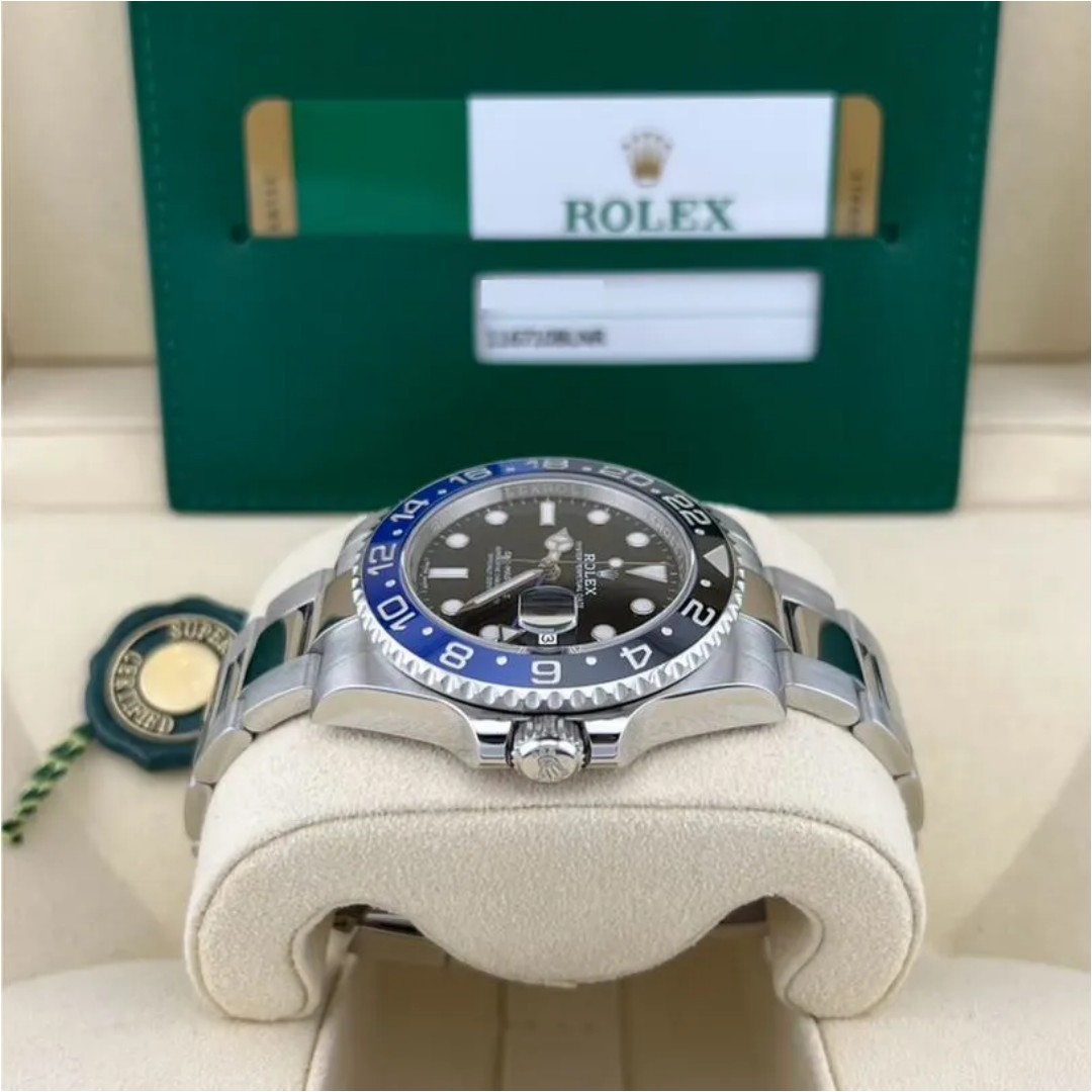 Replica Rolex GMT-Master II 116710BLNR-0002 Batman Men's Black Dial 40mm - WatchesReplica.is