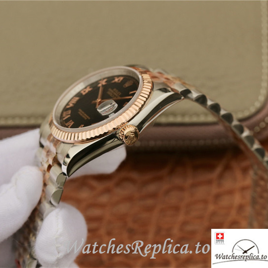 Swiss Rolex Datejust Replica 116231-0085 Stainless steel strap 36MM - WatchesReplica.is