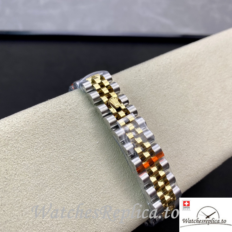 Swiss Rolex Datejust Replica 178384 Stainless steel strap 31MM Green Dial - WatchesReplica.is