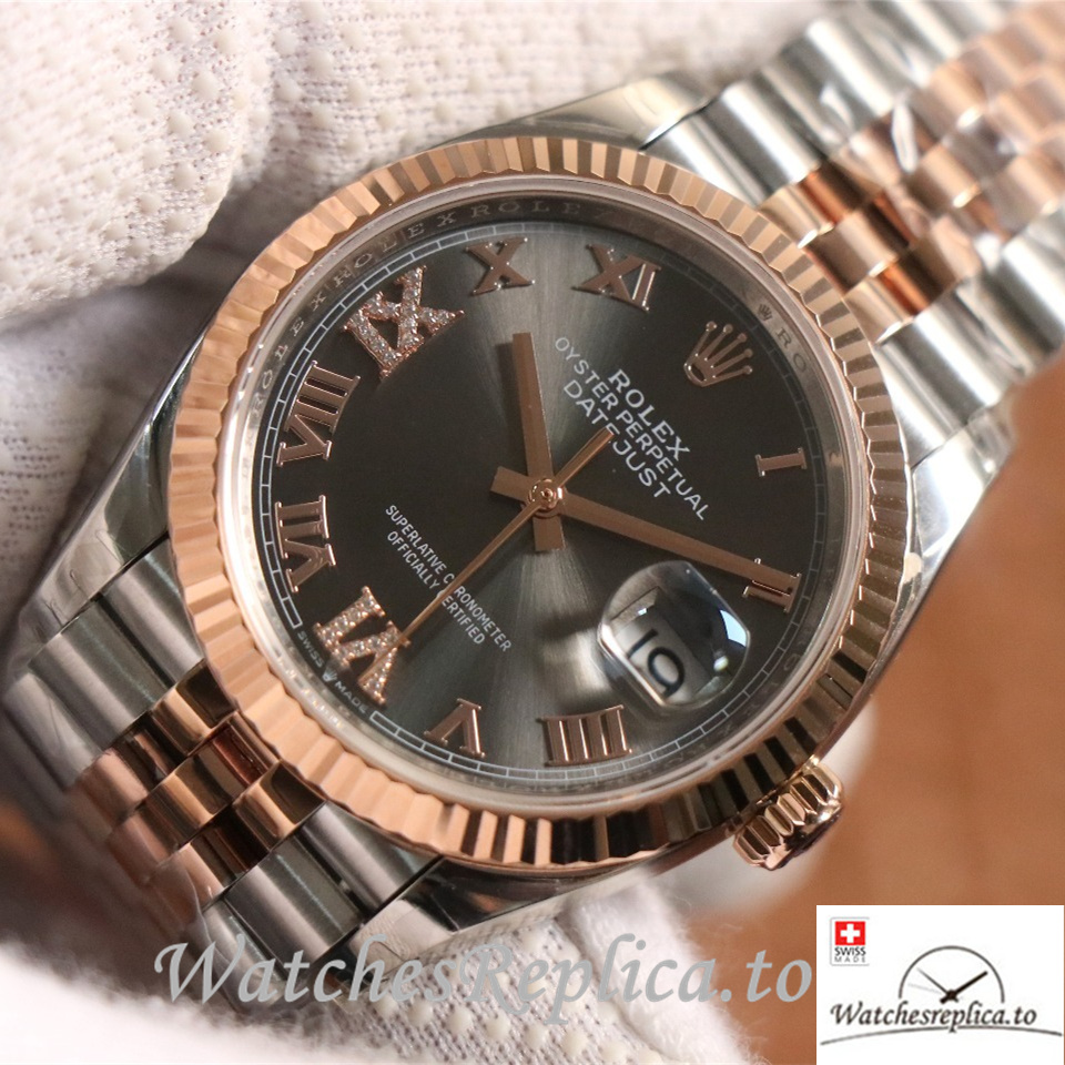 Swiss Rolex Datejust Replica 126233 Stainless steel strap 36MM - WatchesReplica.is