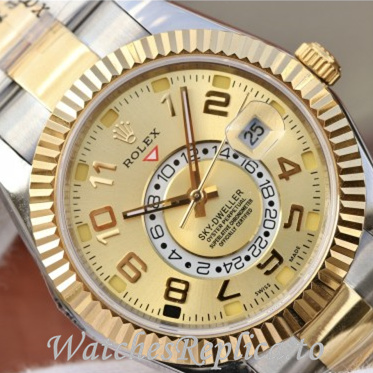 Swiss Rolex Sky Dweller Replica 326939 Stainless steel strap 42MM - WatchesReplica.is