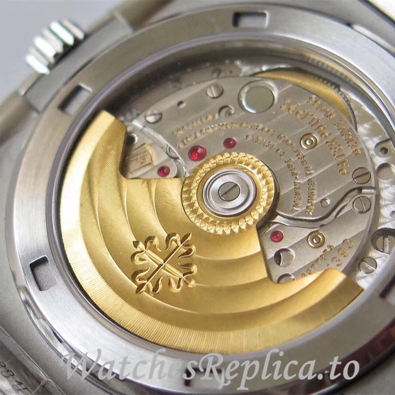 Patek Philippe Replica Nautilus Stainless steel strap 40MM - WatchesReplica.is