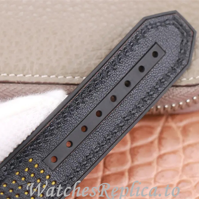 Hublot Replica MASTERPIECE Series Leather strap 45MM - WatchesReplica.is