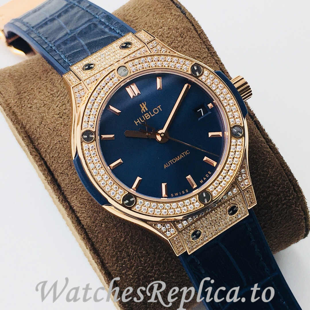 Hublot Replica Classic-Fusion-Series Leather strap 38MM - WatchesReplica.is