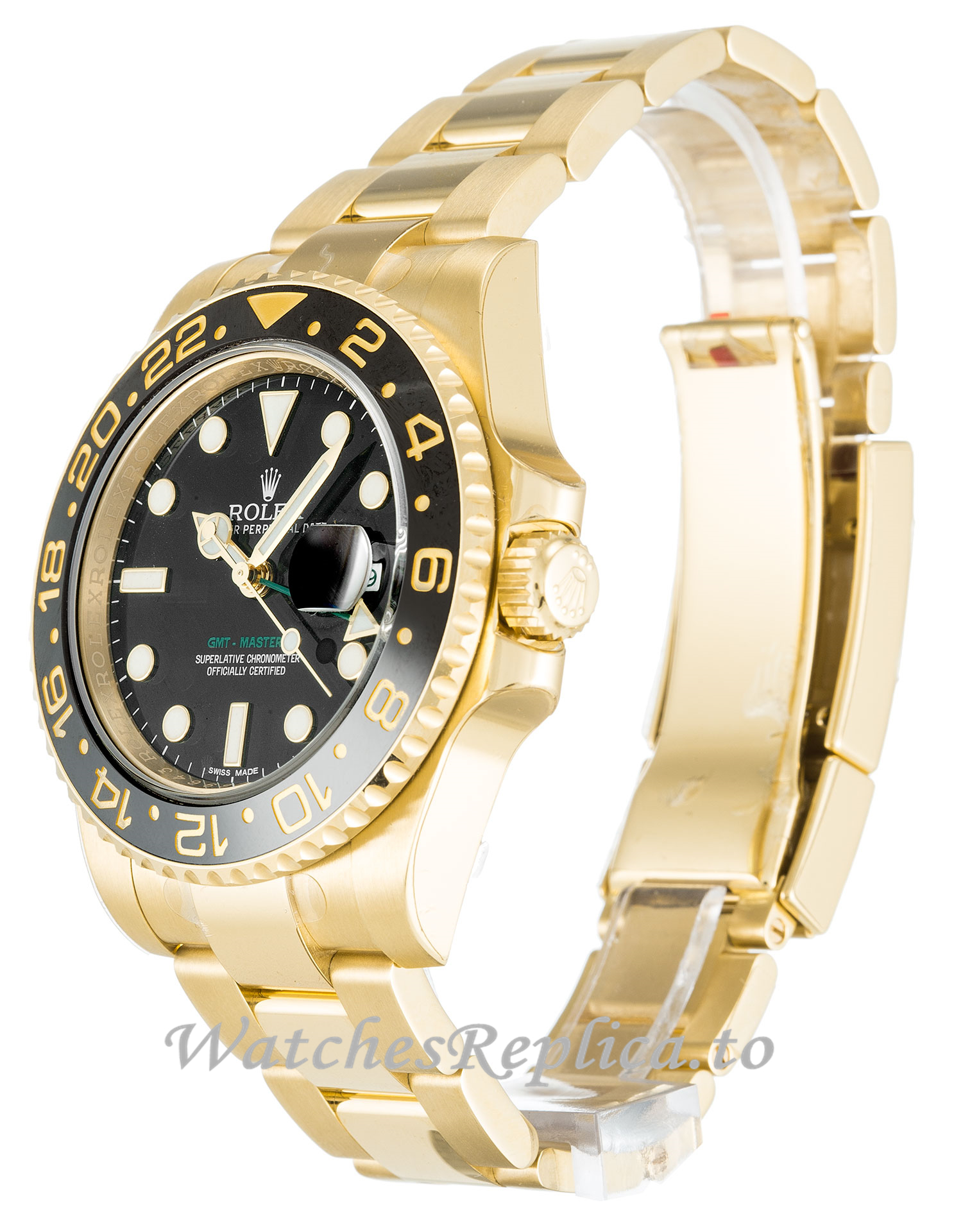 Rolex GMT Master II Black Dial 116718 LN - WatchesReplica.is