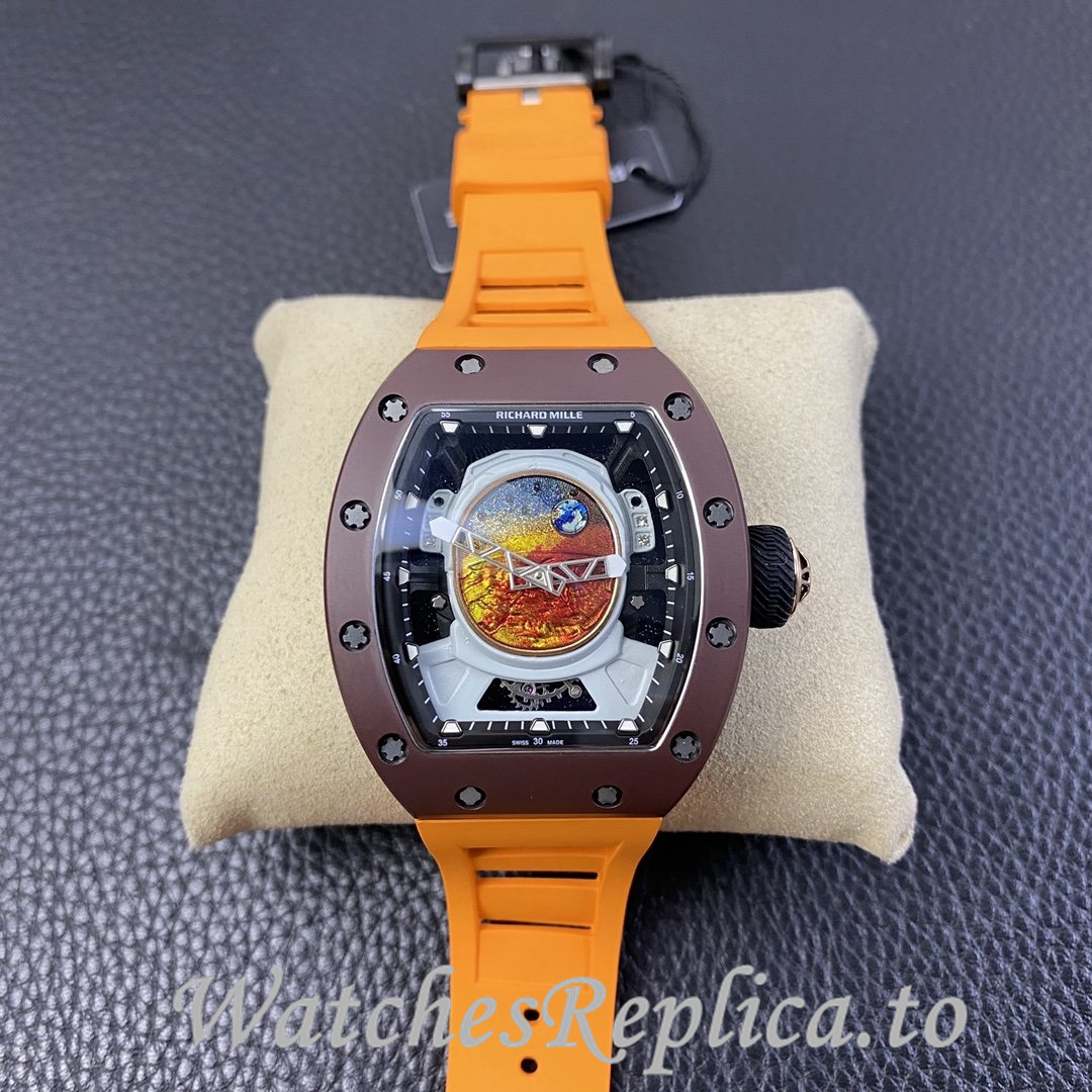 Richard Mille Replica RM52-05 Rubber strap 50MM - WatchesReplica.is