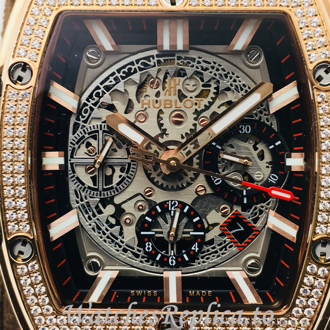 Hublot Replica SPIRIT OF BIG BANG Leather strap 42MM - WatchesReplica.is