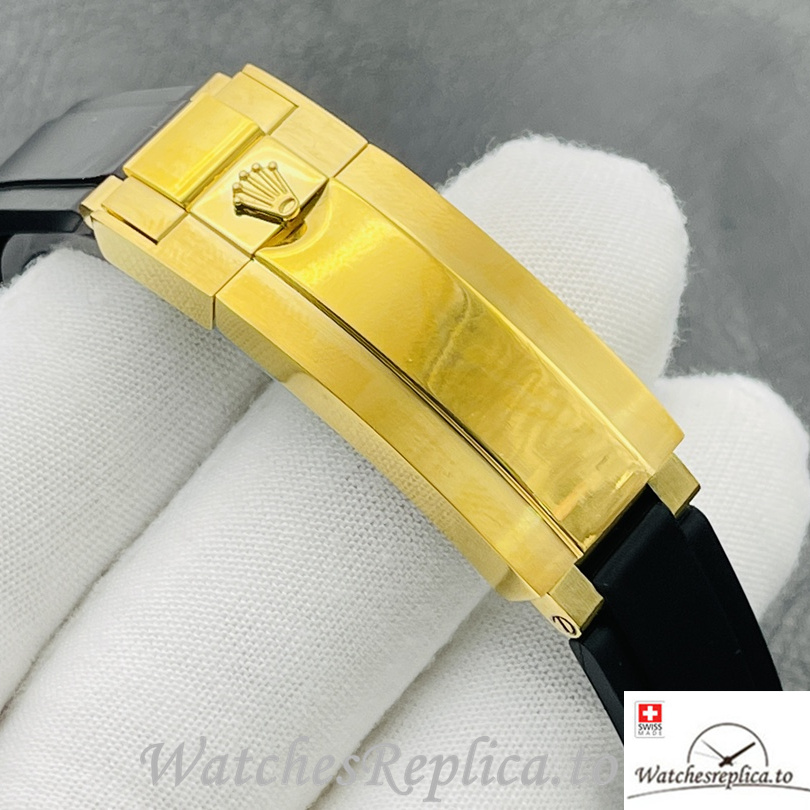Swiss Rolex Daytona Replica Rubber strap 40MM - WatchesReplica.is