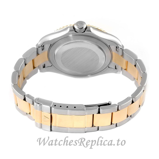 Replica Rolex Yacht-Master 16623-1 35MM Stainless steel strap Mens Watch - WatchesReplica.is