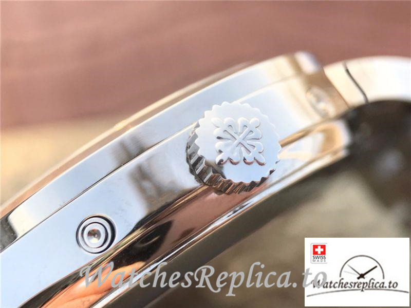 Swiss Patek Philippe Complications Annual Calendar Replica 5396G Stainless Steel Strap 42MM - WatchesReplica.is