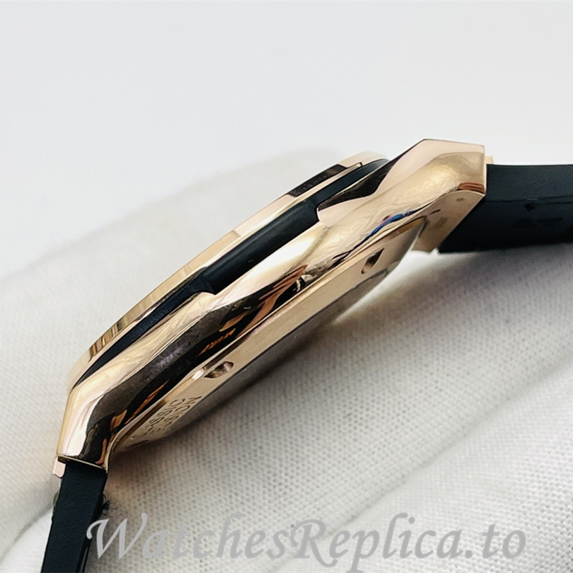 Hublot Replica Big Bang Sang Bleu Leather strap 42MM - WatchesReplica.is