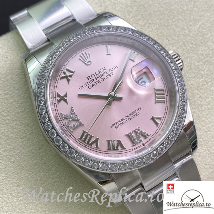 Swiss Rolex Datejust Replica 126233 Stainless steel strap 36MM - WatchesReplica.is