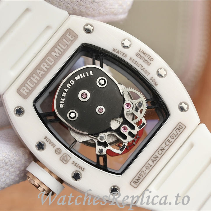 Richard Mille Replica RM52-01 Rubber strap 50MM - WatchesReplica.is