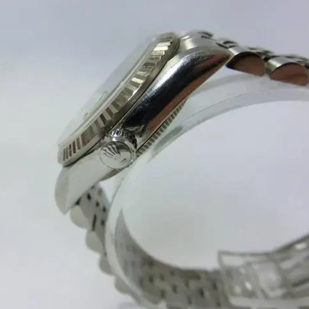 Rolex Mid Size Datejust Silver Dial 68274 - WatchesReplica.is
