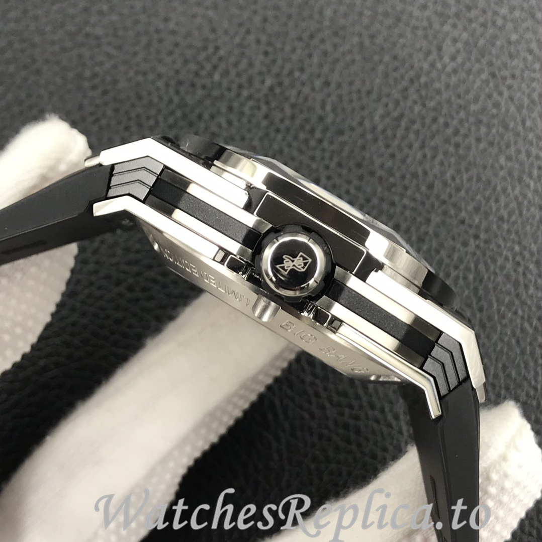 Hublot Replica Big Bang Sang Bleu II Rubber strap 45MM - WatchesReplica.is