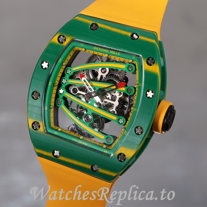 Richard Mille Replica RM59-01 Rubber strap 51MM - WatchesReplica.is