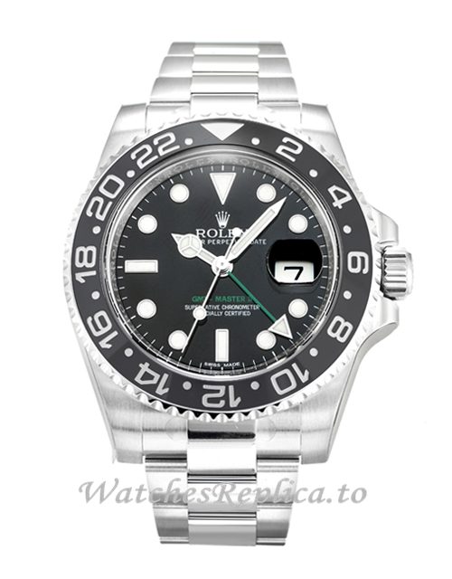 Rolex GMT Master II Black Dial 116710 LN - WatchesReplica.is