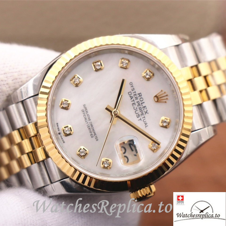 Swiss Rolex Datejust Replica 126233 Stainless steel strap 36MM - WatchesReplica.is