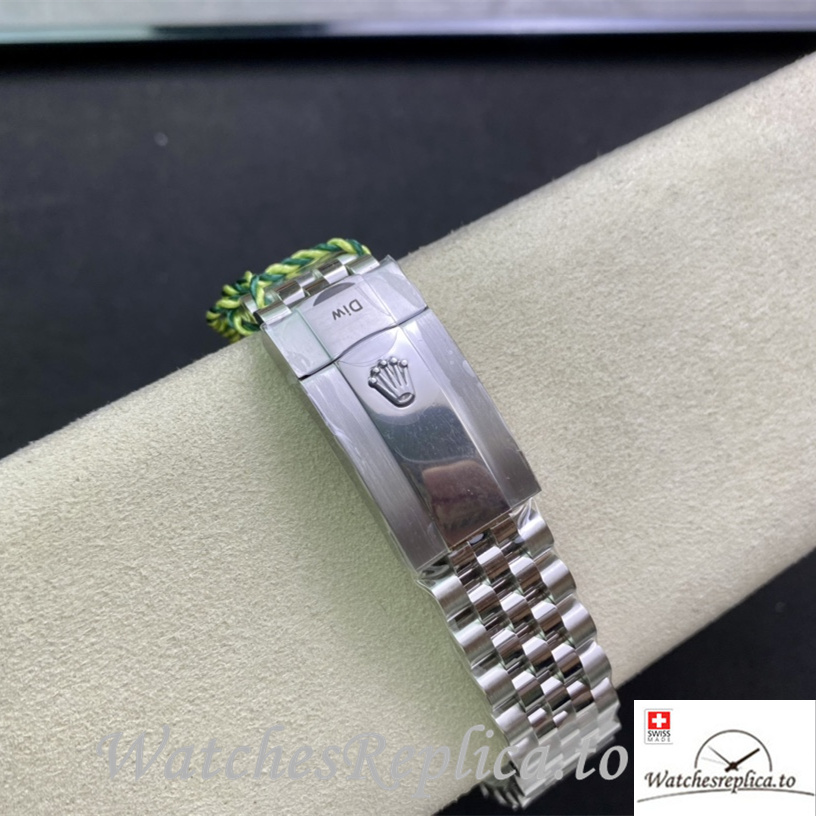 Swiss Rolex Datejust Replica Stainless steel strap 41MM - WatchesReplica.is