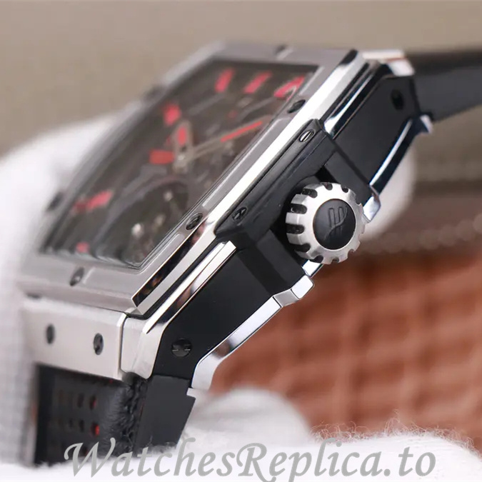 Hublot Replica MASTERPIECE Series Leather strap 45MM - WatchesReplica.is