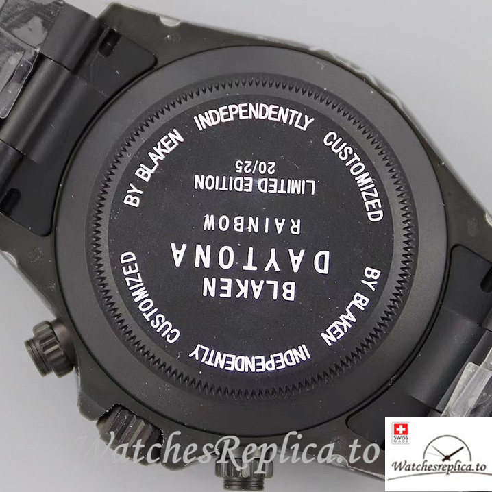 Swiss Rolex Daytona Replica Stainless steel strap 40MM - WatchesReplica.is