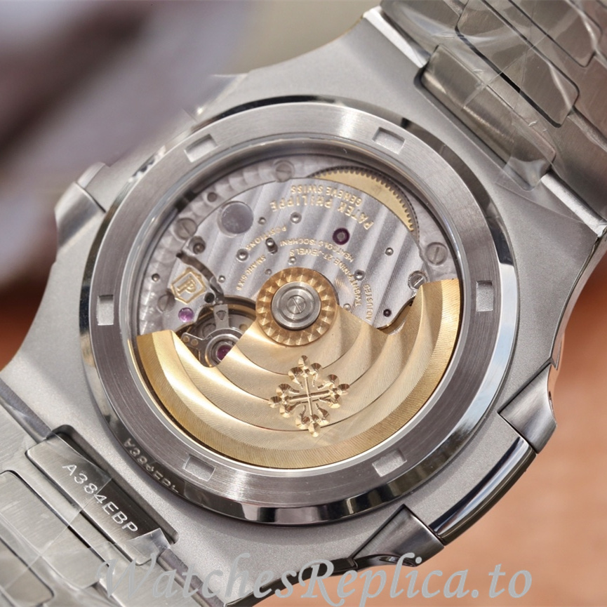 Patek Philippe Replica Nautilus Stainless steel strap 40MM - WatchesReplica.is