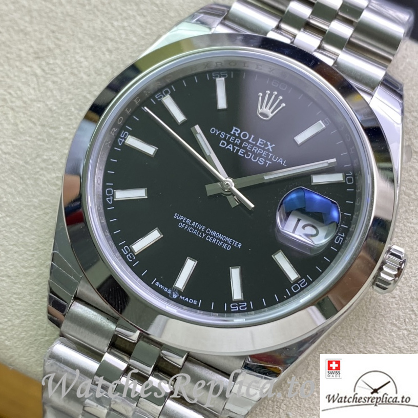 Swiss Rolex Datejust Replica 126331 Stainless steel strap 41MM - WatchesReplica.is