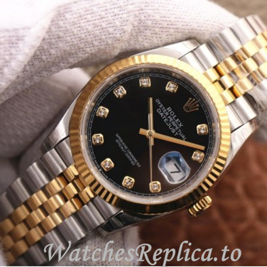 Swiss Rolex Datejust Replica 126233 Stainless steel strap 36MM - WatchesReplica.is