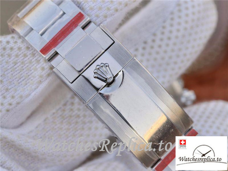 Swiss Rolex Daytona Cosmograph Rainbow Replica 116595RBOW Silver Strap 40MM - WatchesReplica.is