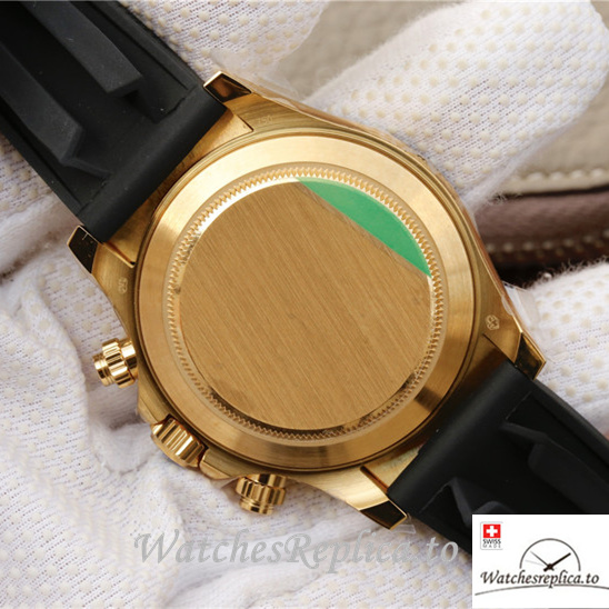 Swiss Rolex Daytona Replica 116518 Rubber strap 40MM - WatchesReplica.is