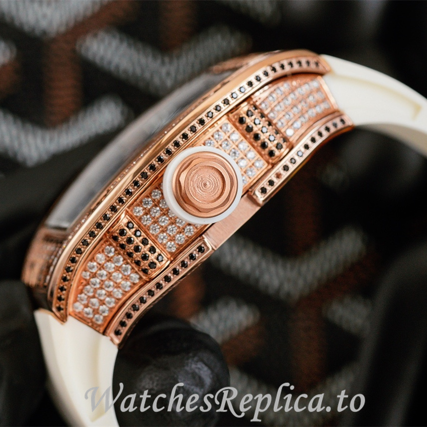 Richard Mille Replica RM010 Rubber strap 49MM - WatchesReplica.is