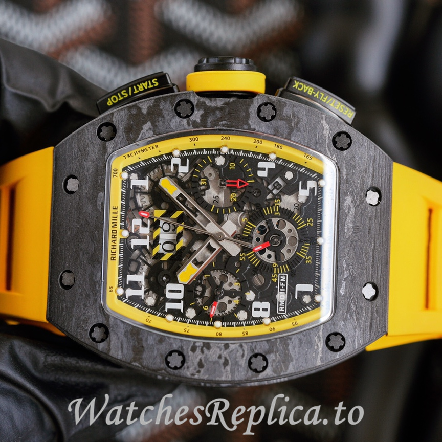 Richard Mille Replica RM11-03 Rubber strap 50MM - WatchesReplica.is