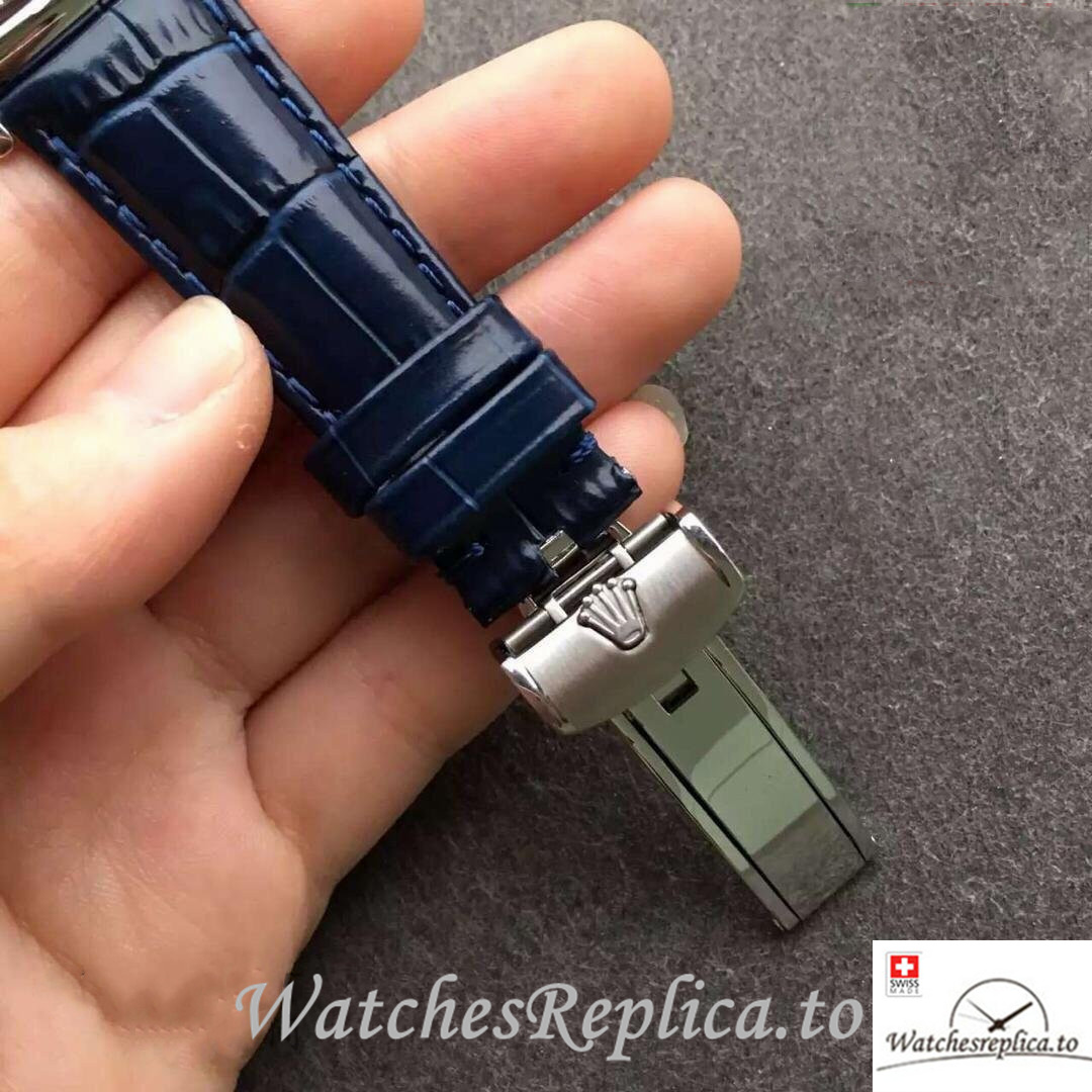 Swiss Rolex Day Date 118138 Leather strap 36MM - WatchesReplica.is