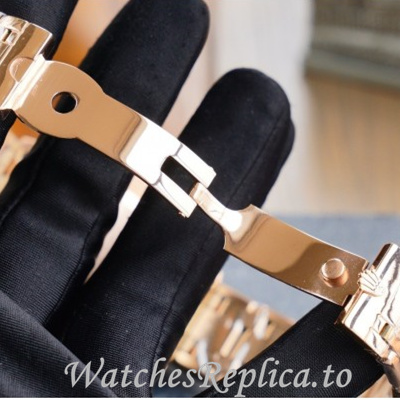 Swiss Rolex Day Date Replica 218238 Rose Gold strap 40MM - WatchesReplica.is